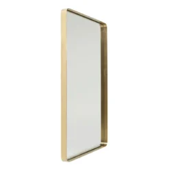 Rechthoekige spiegel messing 120 cm - Kare Design Curve