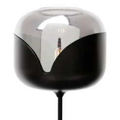 Retro design vloerlamp mat zwart - Kare Design Goblet Smoke