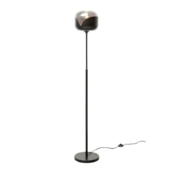 Retro design vloerlamp mat zwart - Kare Design Goblet Smoke