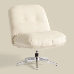 Retro draaifauteuil ribstof - Bodio Boston