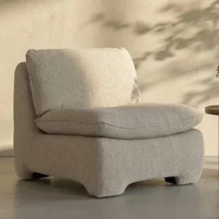 Retro fauteuil boucle stof - Bodio Oliver
