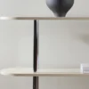 Retrokast met ronde en zilvere accenten - Lavis Zino