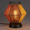 Retro tafellamp kleurrijk touw - Dutchbone Surya Rope