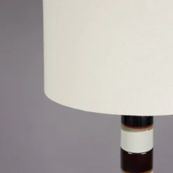 Retro vloerlamp met witte kap - Dutchbone Vertigo