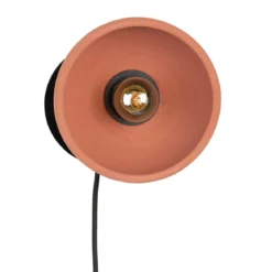Retro wandlamp terracotta - Dutchbone Zahra