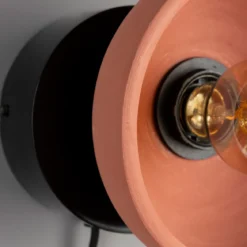 Retro wandlamp terracotta - Dutchbone Zahra