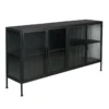 Ribbelglas dressoir - Dutchbone Boli