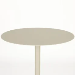 Ronde beige bistrotafel - Zuiver Snow