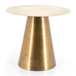 Ronde bijzettafel goud - By-Boo Mastic