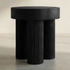 Ronde bijzettafel hout - Bodio Felix