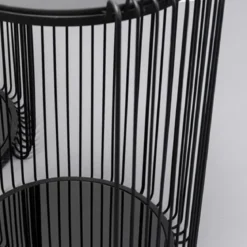 Ronde bijzettafel set met glas - Kare Design Wire Double