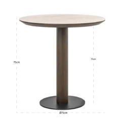 Ronde bistrotafel travertine - Richmond Interiors Ritz