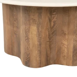 Ronde botticino salontafel - Eleonora Bodhi
