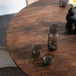 Ronde eettafel mangohout 130 cm - Eleonora Aron