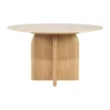 Ronde eettafel travertin - Eleonora Lova