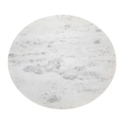 Ronde eettafel zwart met wit marmer - Kare Design Glenn