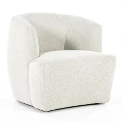 Ronde fauteuil boucle - Eleonora Charlotte