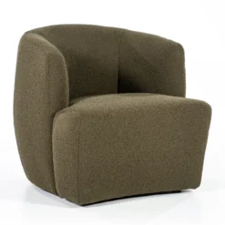 Ronde fauteuil boucle - Eleonora Charlotte