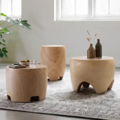 Ronde houten salontafel - Must Living Puro