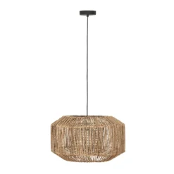 Ronde lamp abaca bananenblad - Must Living Soller