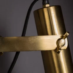 Ronde messing wandlamp - Dutchbone Karish