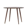 Ronde minimalistische eettafel bruin - Lavis Sanford