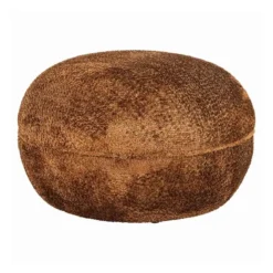 Ronde poef chenille - Richmond Interiors Jace