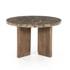 Ronde salontafel bruin marmer - Eleonora Lando