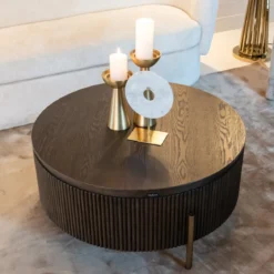Ronde salontafel hout - Richmond Interiors Luxor