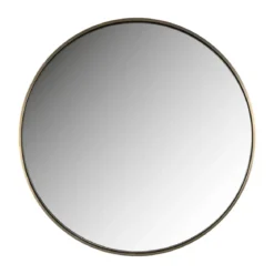 Ronde spiegel aluminium goud - Richmond Interiors Mammom