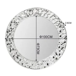 Ronde spiegel chroomdesign - Kare Design Carino