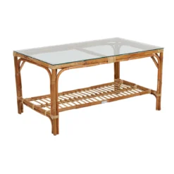 Rotan loungeset met witte kussens - Brafab Astrakan Set