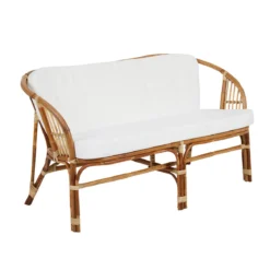 Rotan loungeset met witte kussens - Brafab Astrakan Set