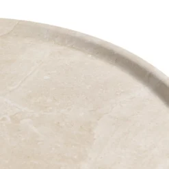 Salontafel beige steen rond - Bodio Sofia