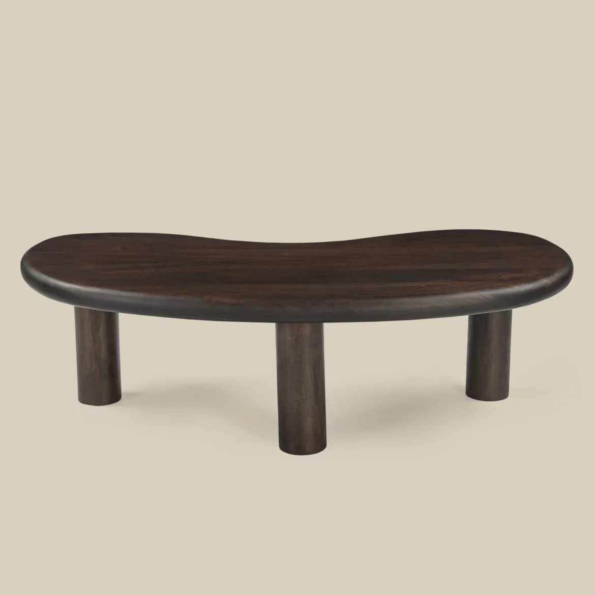 Salontafel hout organische vorm - Bodio Nala