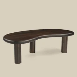 Salontafel hout organische vorm - Bodio Nala