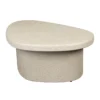 Salontafel kiezel vorm wit - Dutchbone Veda