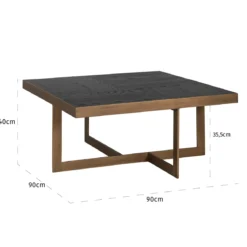 Salontafel messing - Richmond Interiors Cambon