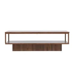 Salontafel met houten frame - Lavis Maglehem