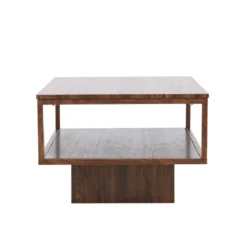 Salontafel met houten frame - Lavis Maglehem