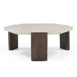 Salontafel met marmeren blad - Bodio Novelle