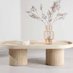 Salontafel met travertin-look - Lavis Krille