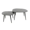 Salontafel set keramiek look - Giani Rock Melamine