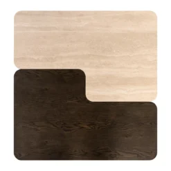 salontafelset travertine en eiken - Richmond Interiors Nando