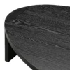 Salontafel set zwart hout organisch - Richmond Interiors Navarino