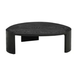 Salontafel set zwart hout organisch - Richmond Interiors Navarino