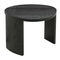 Salontafel set zwart hout organisch - Richmond Interiors Navarino
