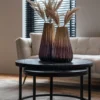 Salontafelset zwart mangohout - Richmond Interiors Catana