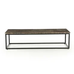 Salontafel van bruin marmer - Eleonora Rico