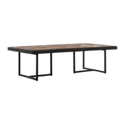 Salontafel visgraat teakhout - DTP Home Criss Cross